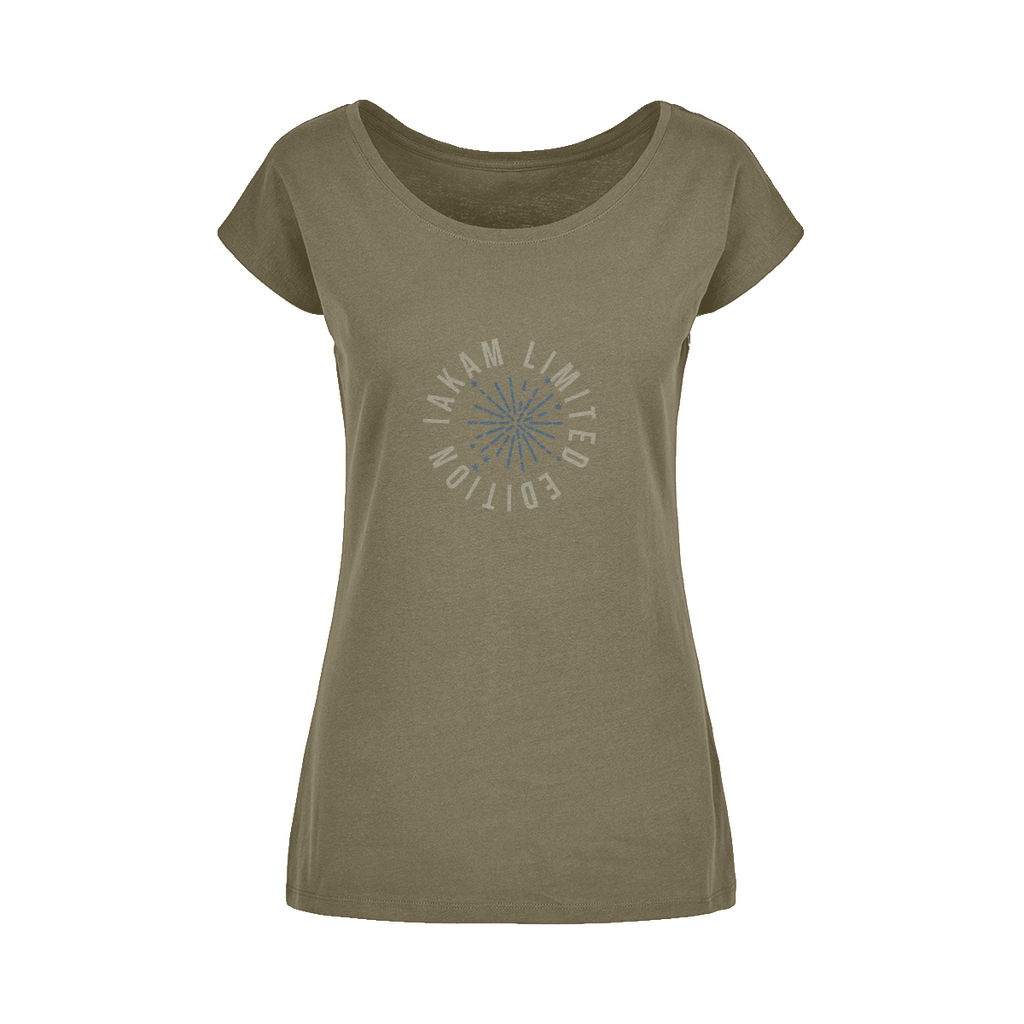 IAKAM Limited Edition Wide Neck Womens T-Shirt XS-5XL - IAKAM