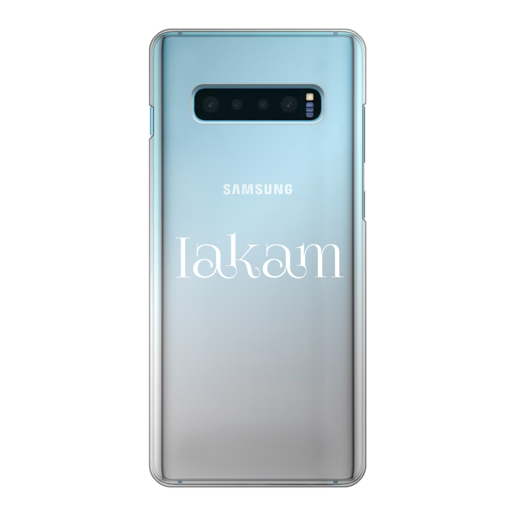 Iakam collec Back Printed Transparent Hard Phone Case - IAKAM
