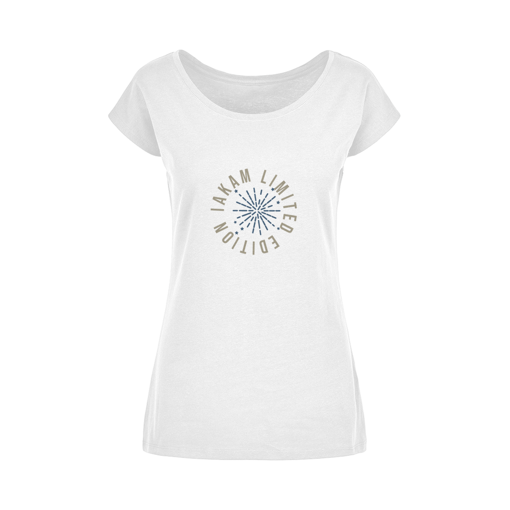 IAKAM Limited Edition Wide Neck Womens T-Shirt XS-5XL - IAKAM