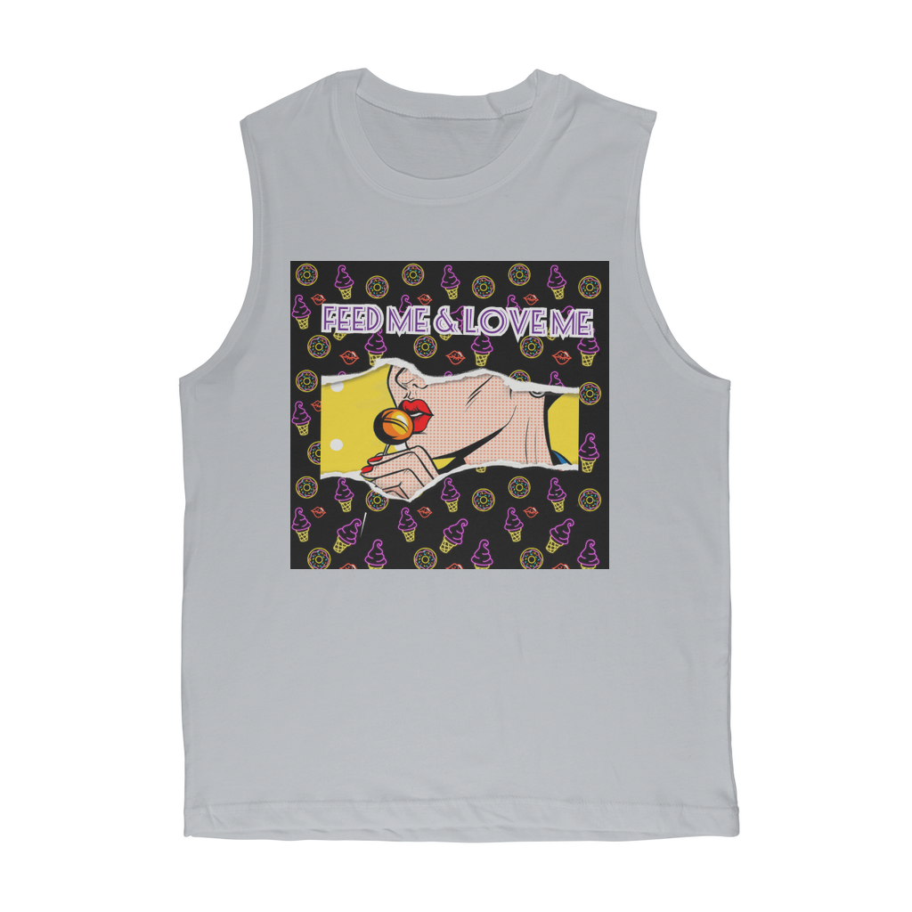 Feed Me Love Me Classic Adult Muscle Top - IAKAM