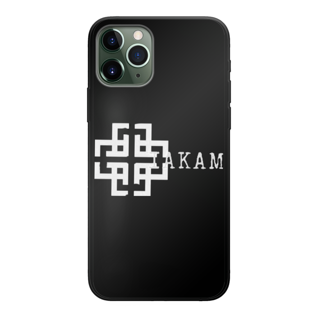 KAM S9 Back Printed Black Soft Phone Case - IAKAM
