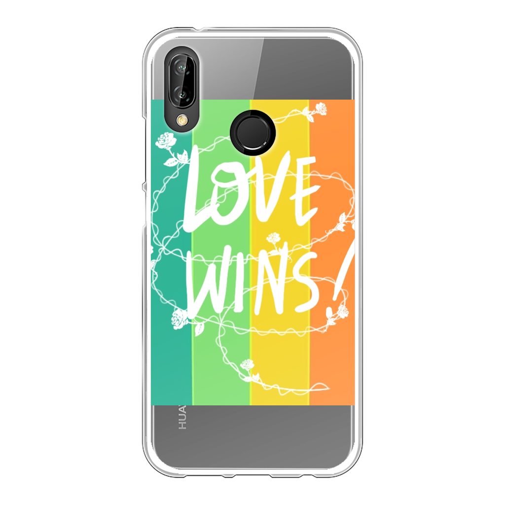 Love Wins Back Printed Transparent Soft Phone Case - IAKAM