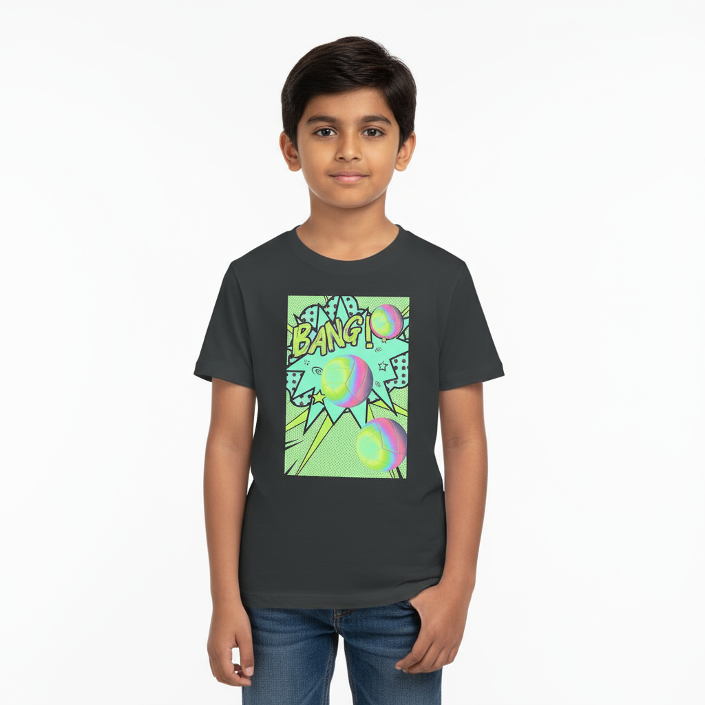 Volley Ball Organic Jersey Kids T-Shirt