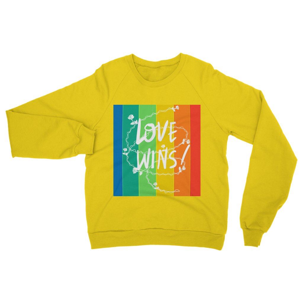 Love Wins Classic Adult Sweatshirt - IAKAM