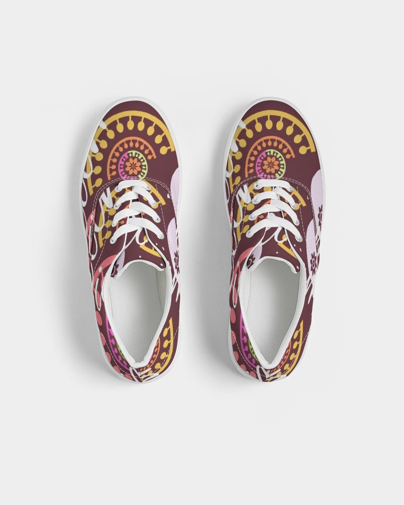 Crazy Skull 1 Men's Lace Up Canvas Shoe - IAKAM