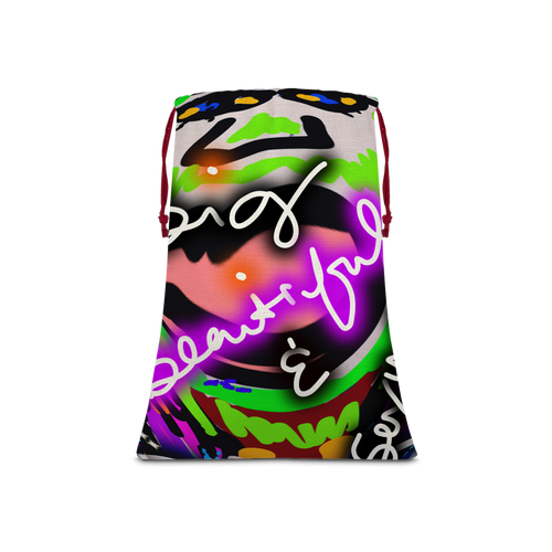 Bbs Linen Drawstring Sack - IAKAM