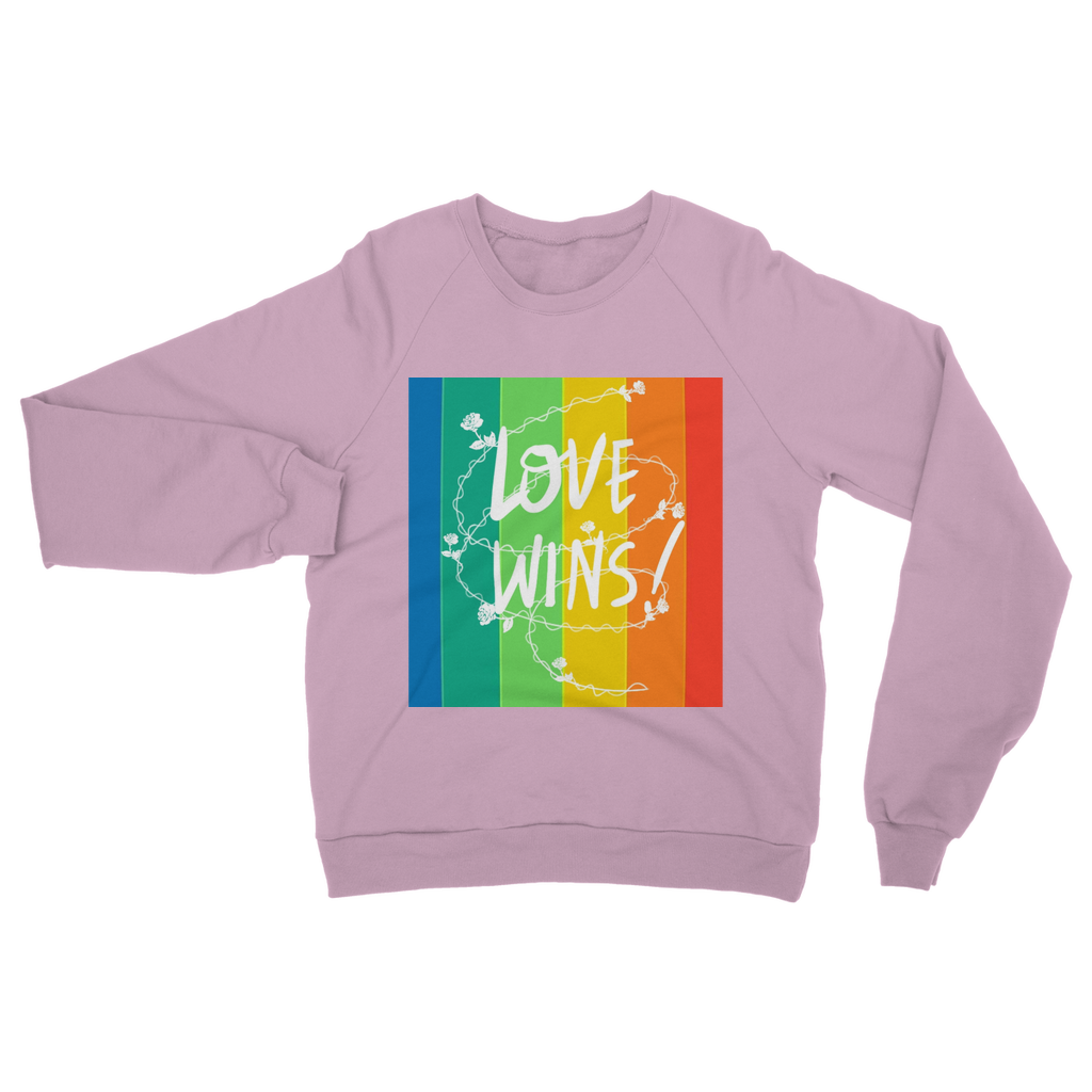 Love Wins Classic Adult Sweatshirt - IAKAM