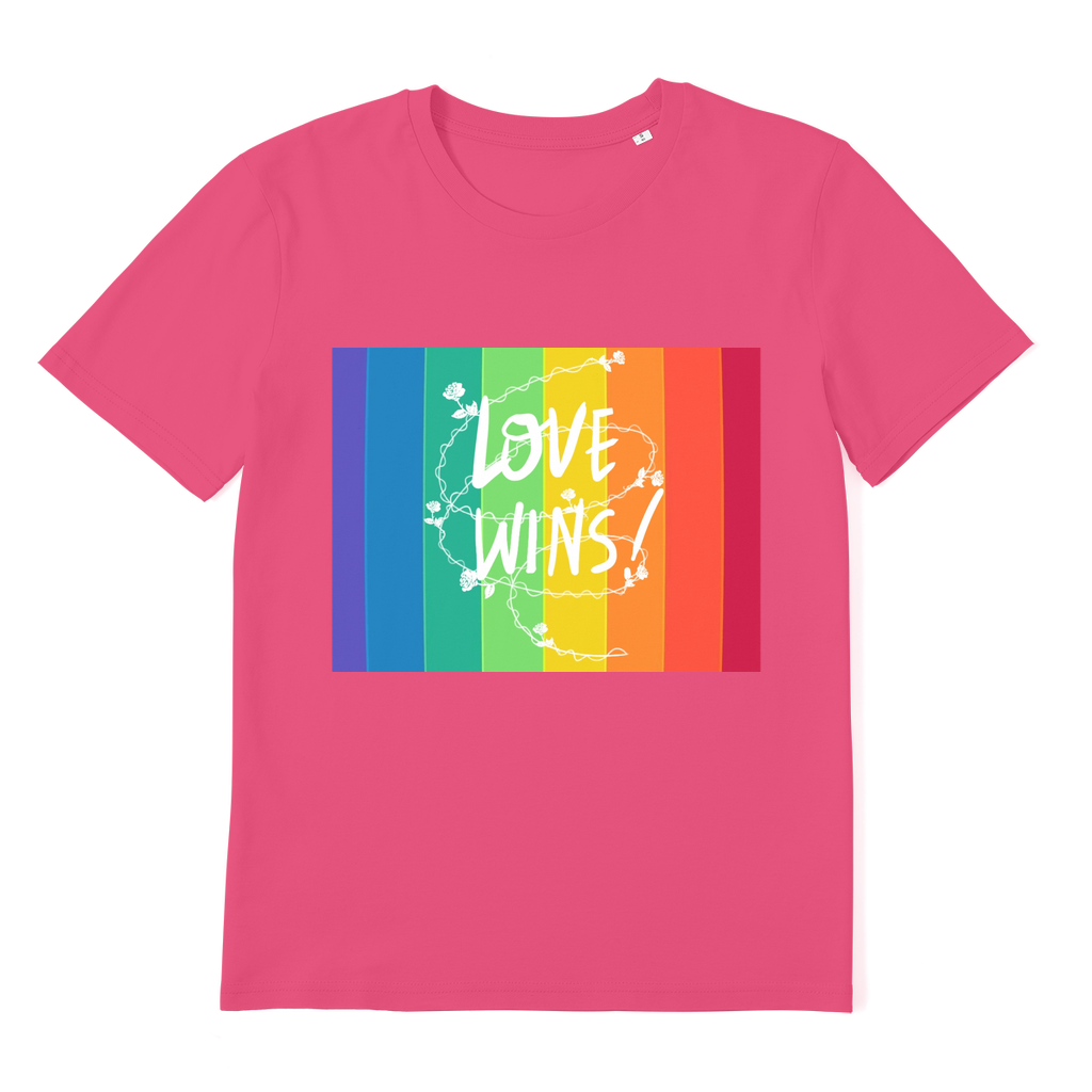 Love Wins Premium Organic Adult T-Shirt - IAKAM
