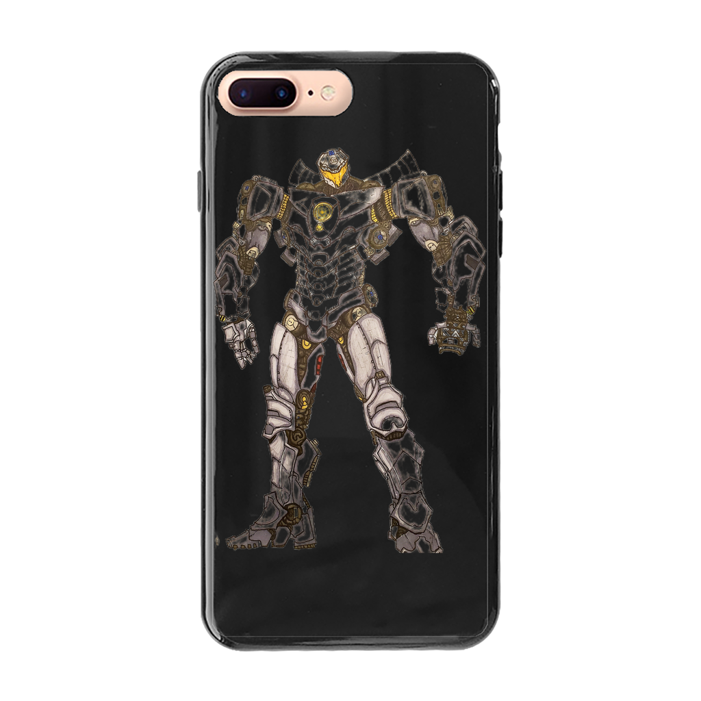 Rimitron Back Printed Black Soft Phone Case - IAKAM