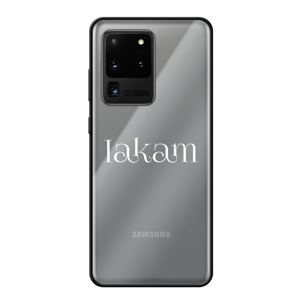 Iakam collec Back Printed Black Soft Phone Case - IAKAM