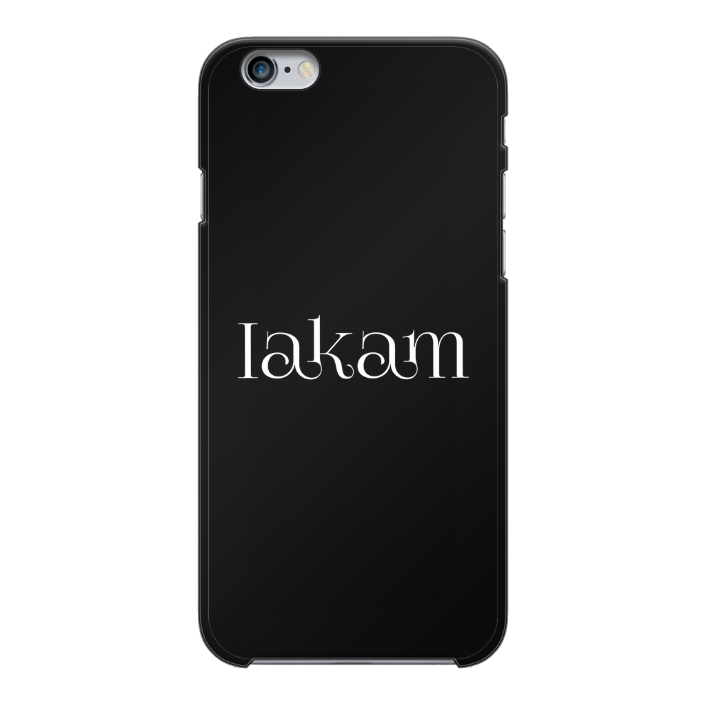 Iakam collec Back Printed Black Hard Phone Case - IAKAM