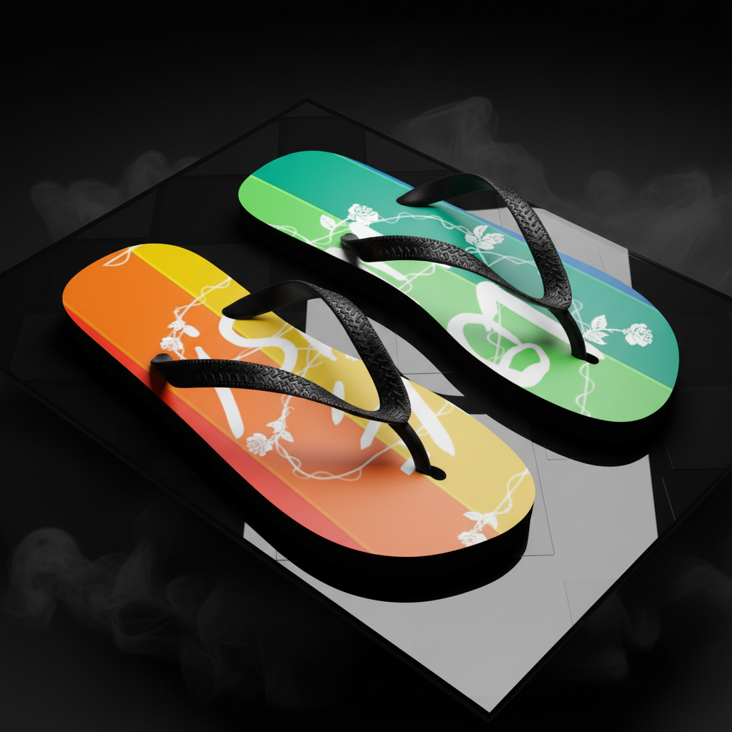 Love Wins "Color me Bold" Adult Flip Flops - IAKAM