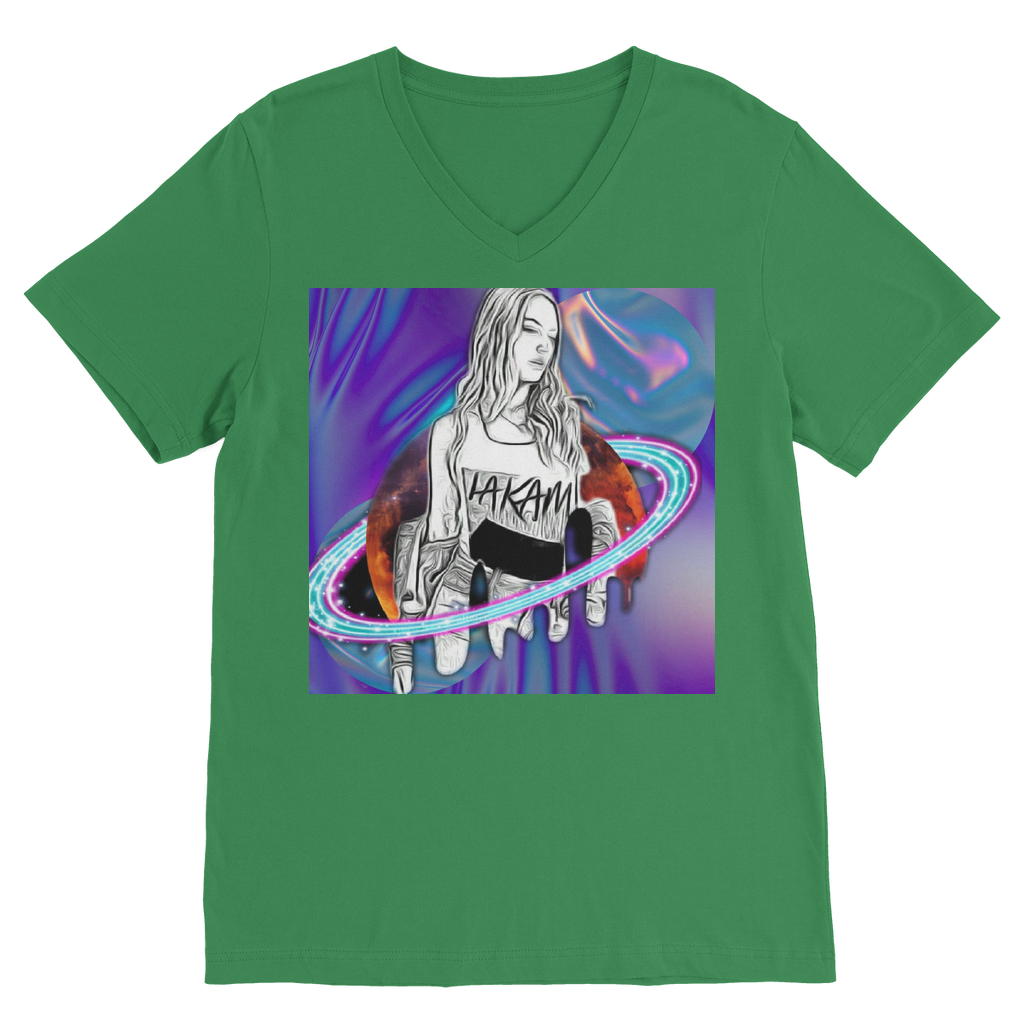 Outerspace3 Classic V-Neck T-Shirt - IAKAM