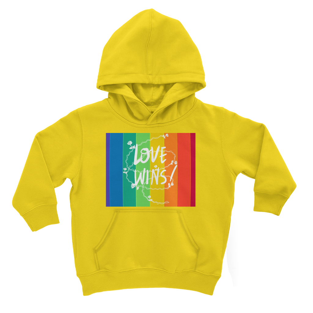 Love Wins Classic Kids Hoodie - IAKAM
