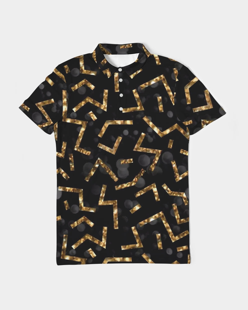 Pixie Night Men's Slim Fit Short Sleeve Polo - IAKAM