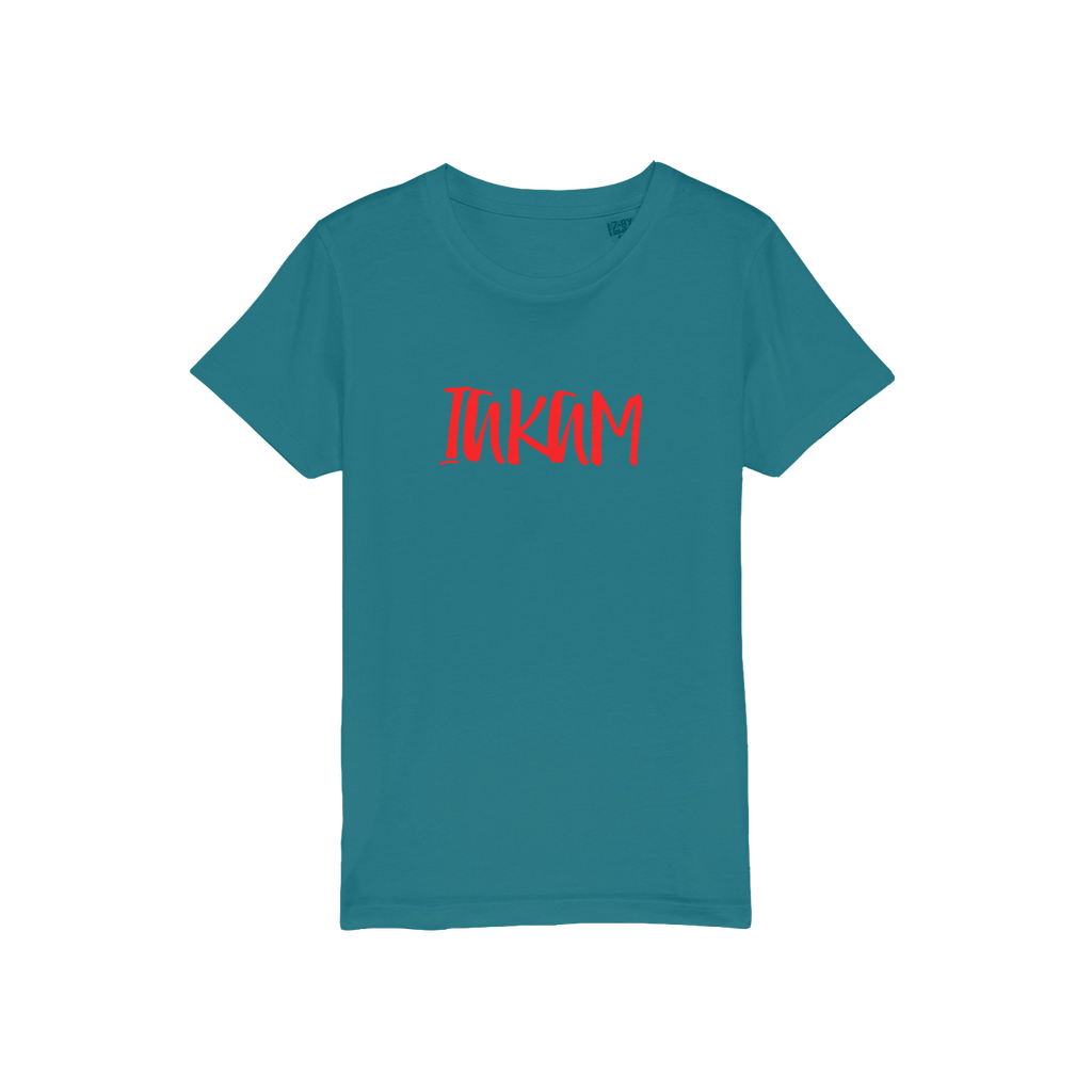 IAKAM Red Organic Jersey Kids T-Shirt - IAKAM