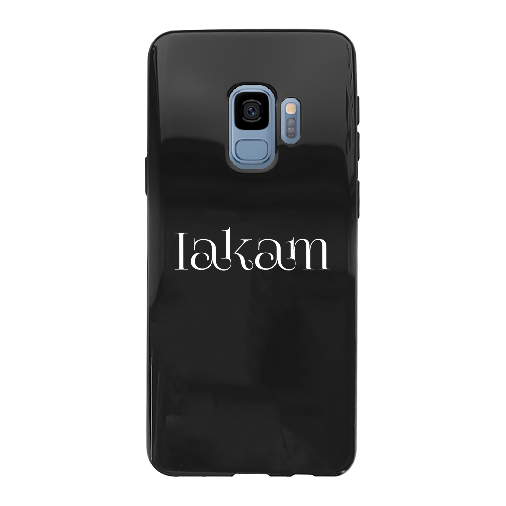 Iakam collec Back Printed Black Soft Phone Case - IAKAM