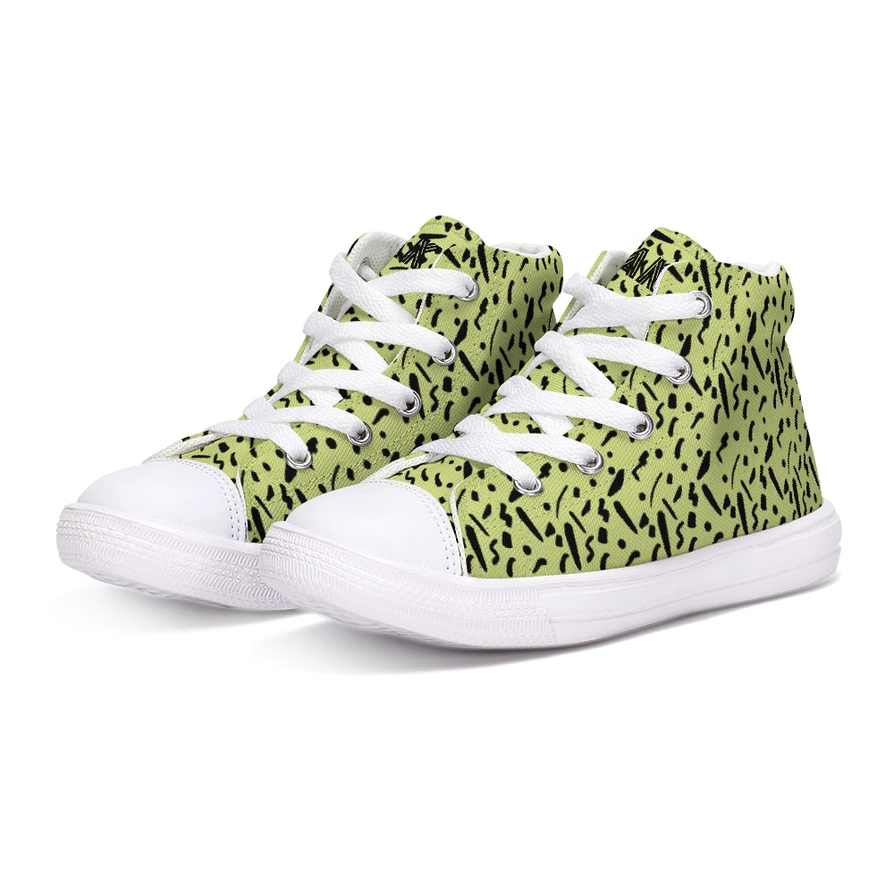 IAKAM Frog Kids Hightop Canvas Shoe - IAKAM