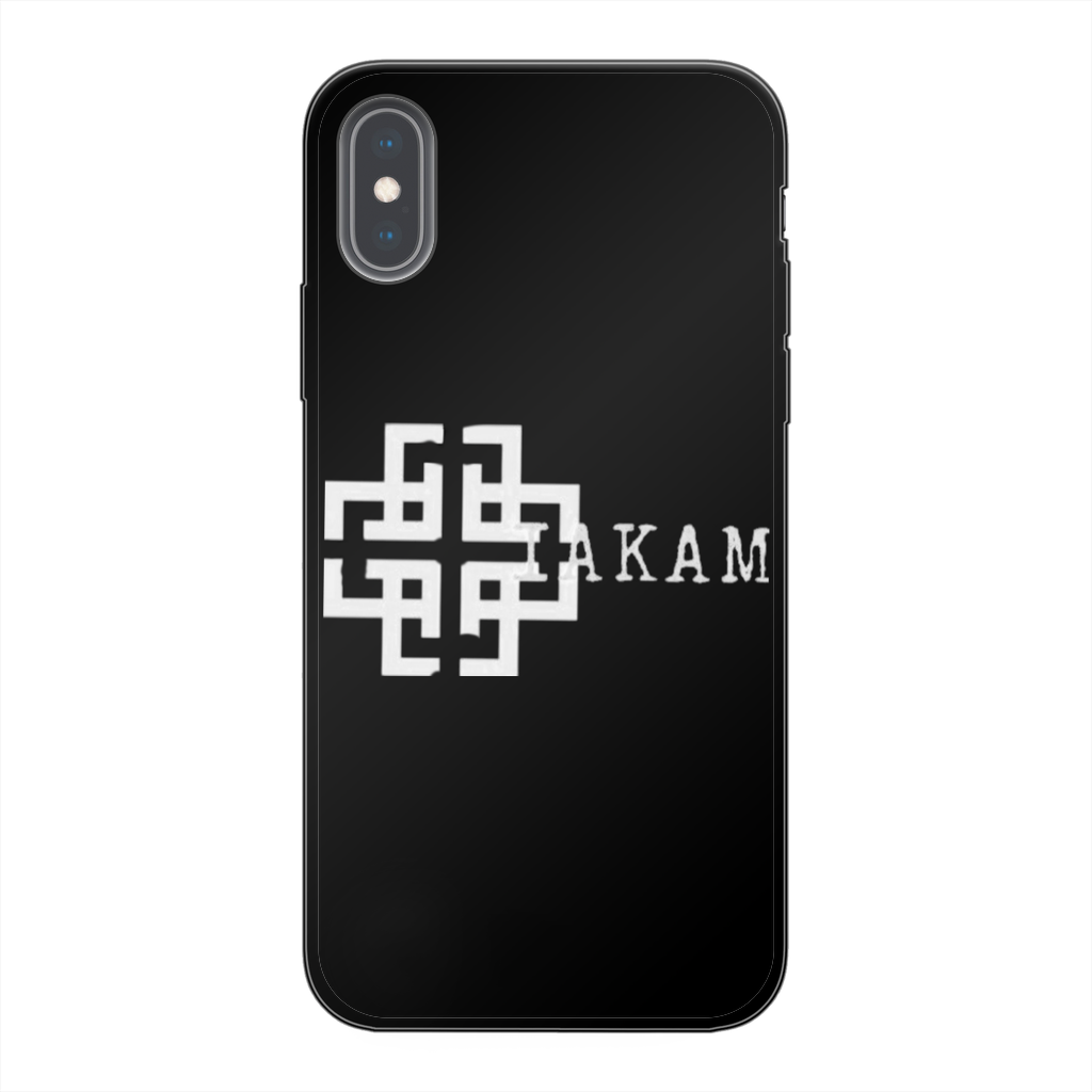 KAM S9 Back Printed Black Soft Phone Case - IAKAM