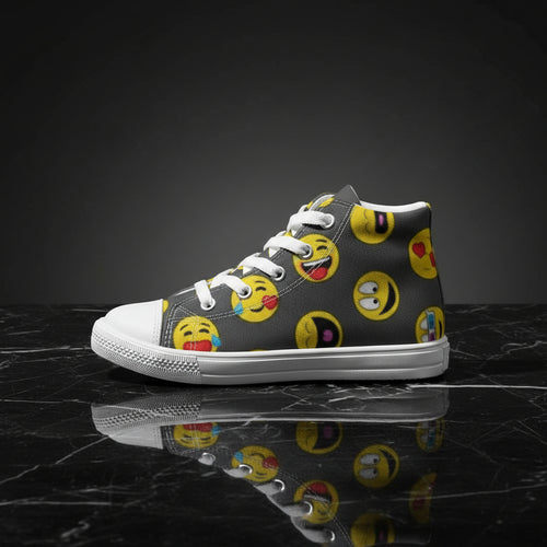 Emjoi Kids Hightop Canvas Shoe - IAKAM