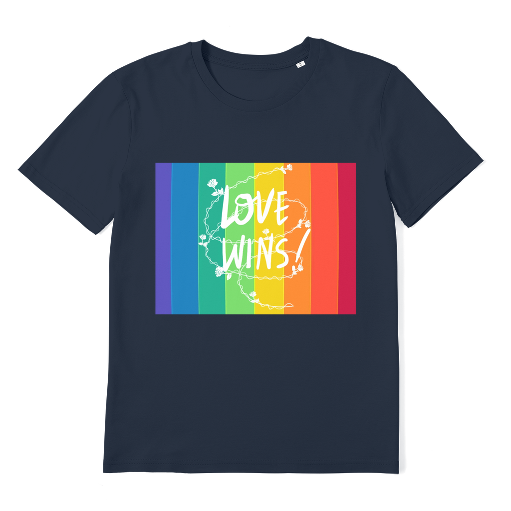 Love Wins Premium Organic Adult T-Shirt - IAKAM