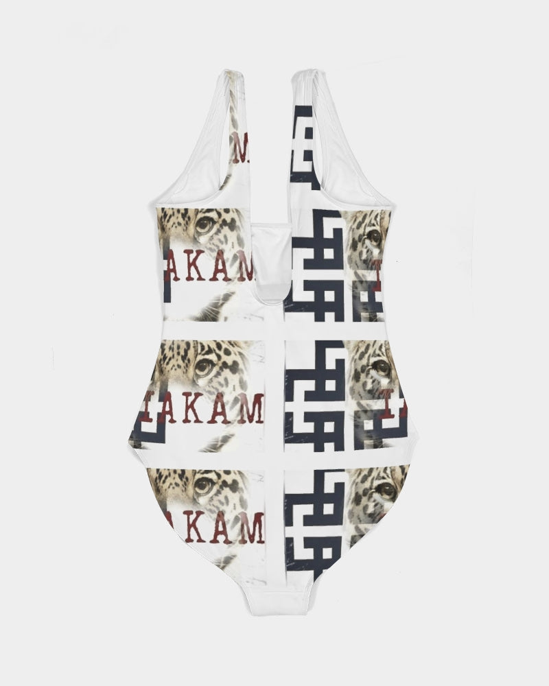 Co Kam Women's All-Over Print One-Piece Swimsuit - IAKAM