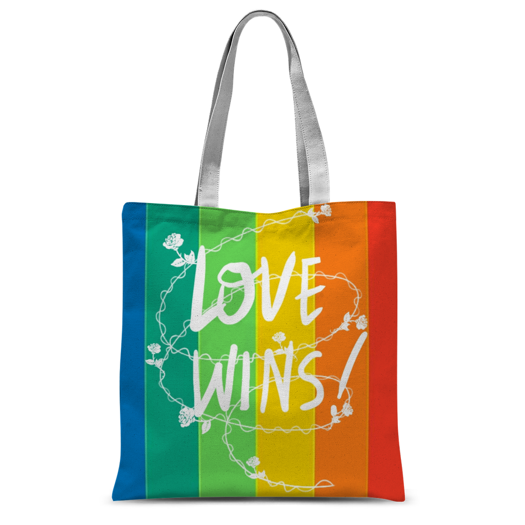 Love Wins Classic Sublimation Tote Bag - IAKAM