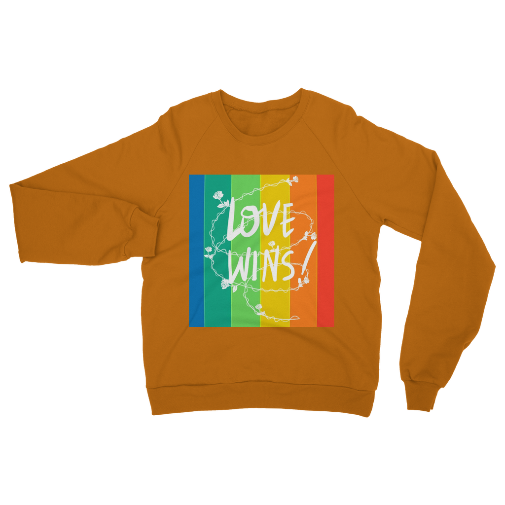 Love Wins Classic Adult Sweatshirt - IAKAM