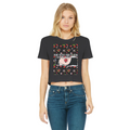 Love Cost Classic Women's Cropped Raw Edge T-Shirt - IAKAM