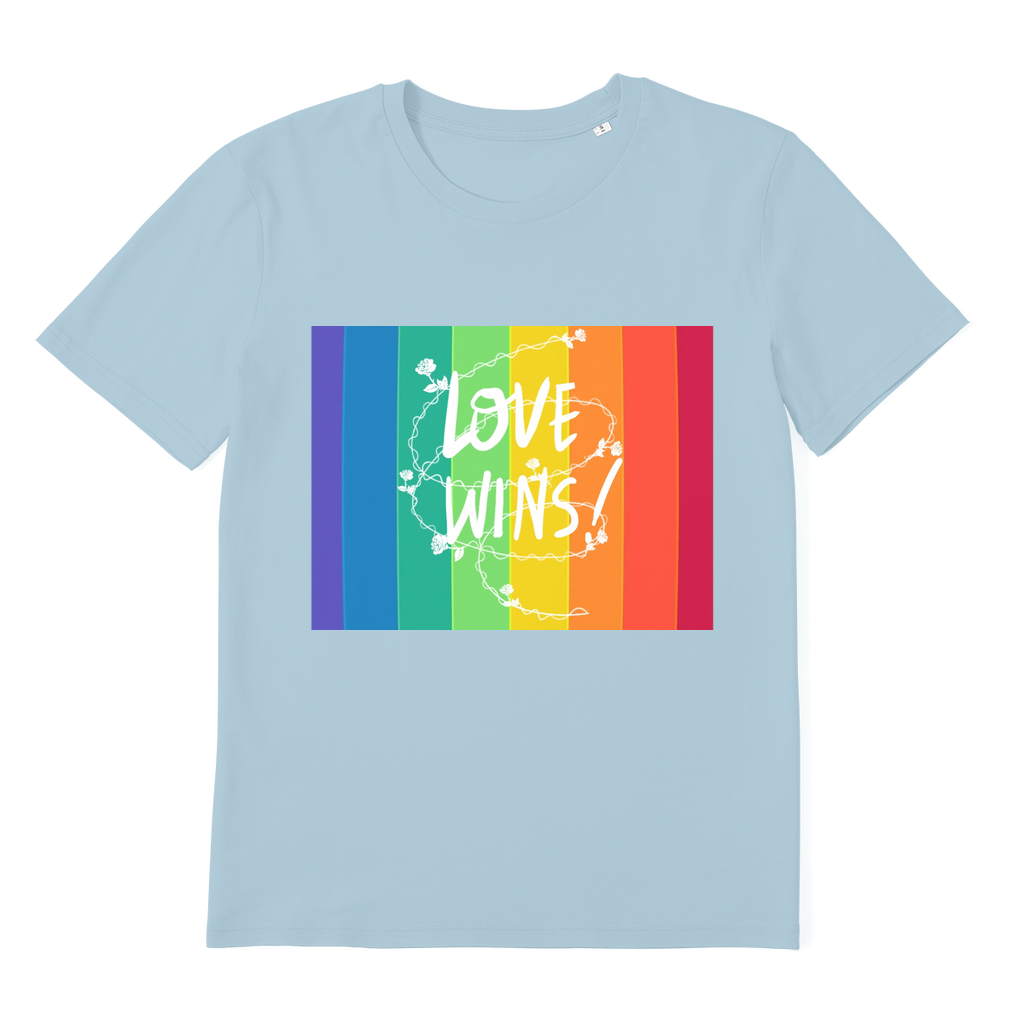 Love Wins Premium Organic Adult T-Shirt - IAKAM
