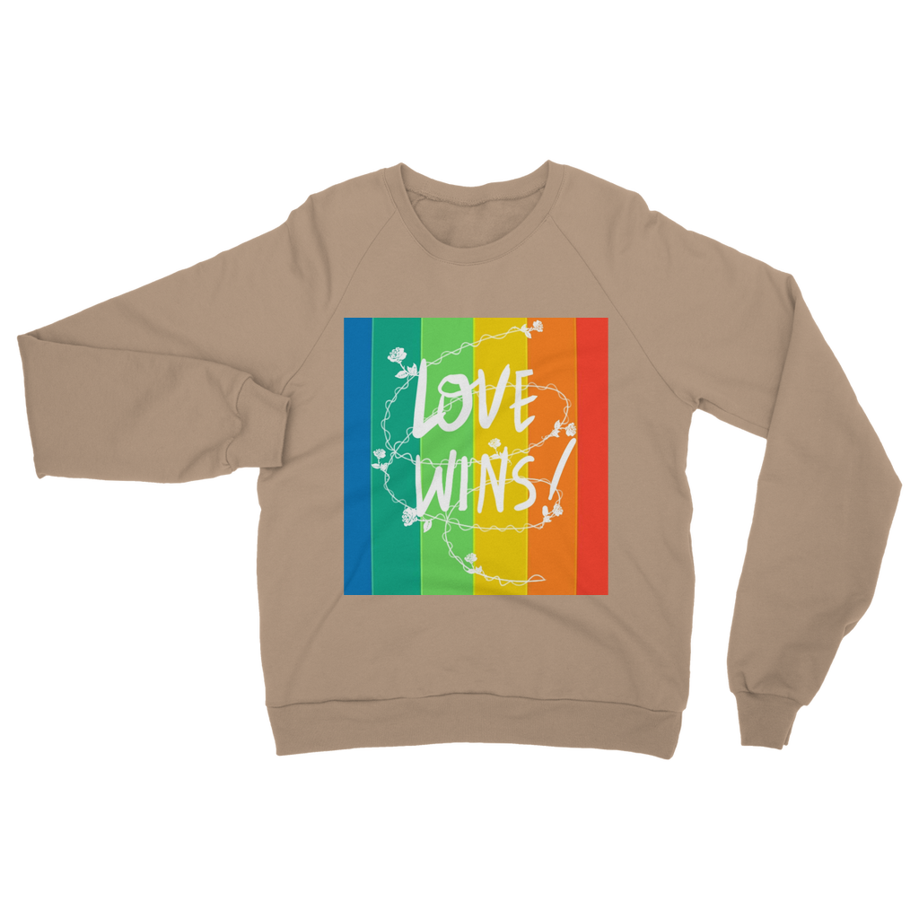 Love Wins Classic Adult Sweatshirt - IAKAM