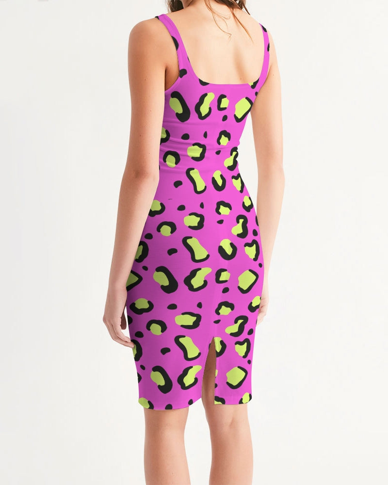 Bedrock Women's Midi Bodycon Dress - IAKAM