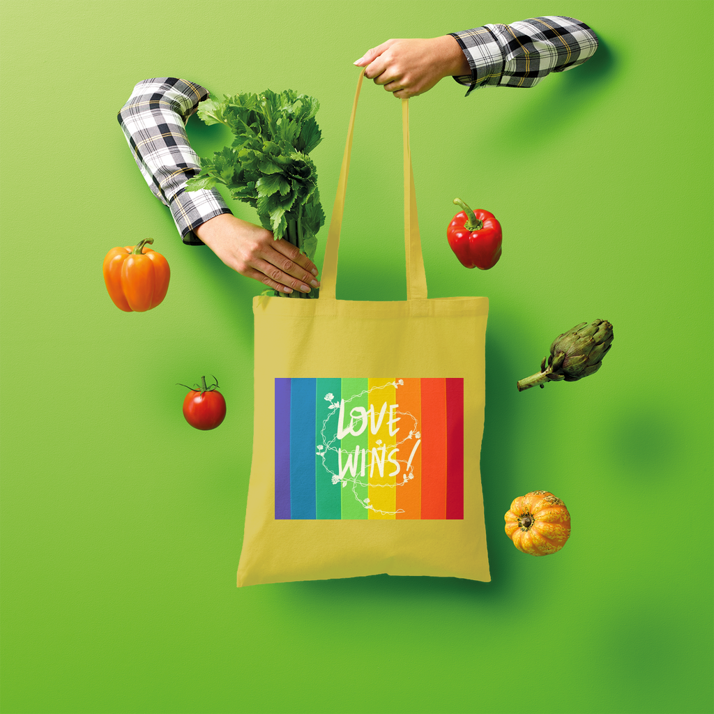 Love Wins Shopper Tote Bag - IAKAM