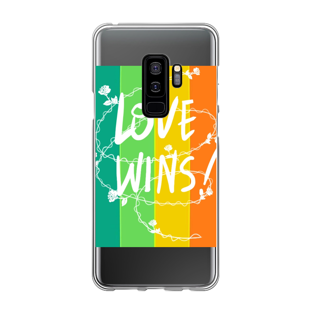 Love Wins Back Printed Transparent Soft Phone Case - IAKAM