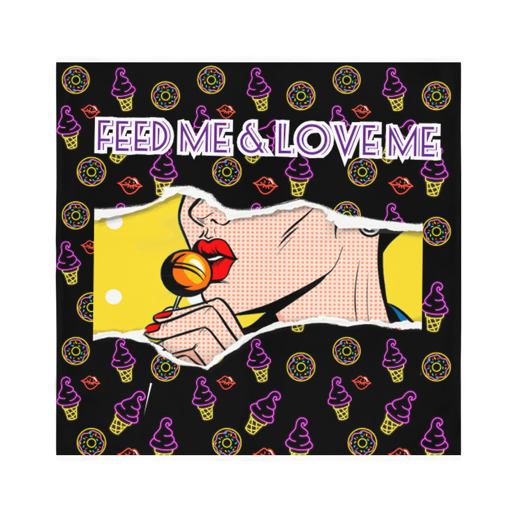 Feed Me Love Me Sublimation Bandana - IAKAM