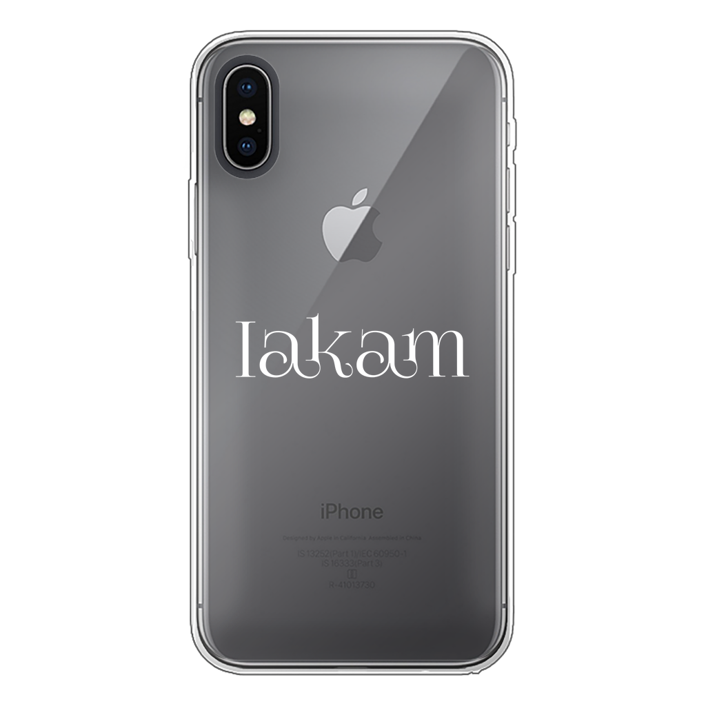 Iakam collec Back Printed Transparent Soft Phone Case - IAKAM