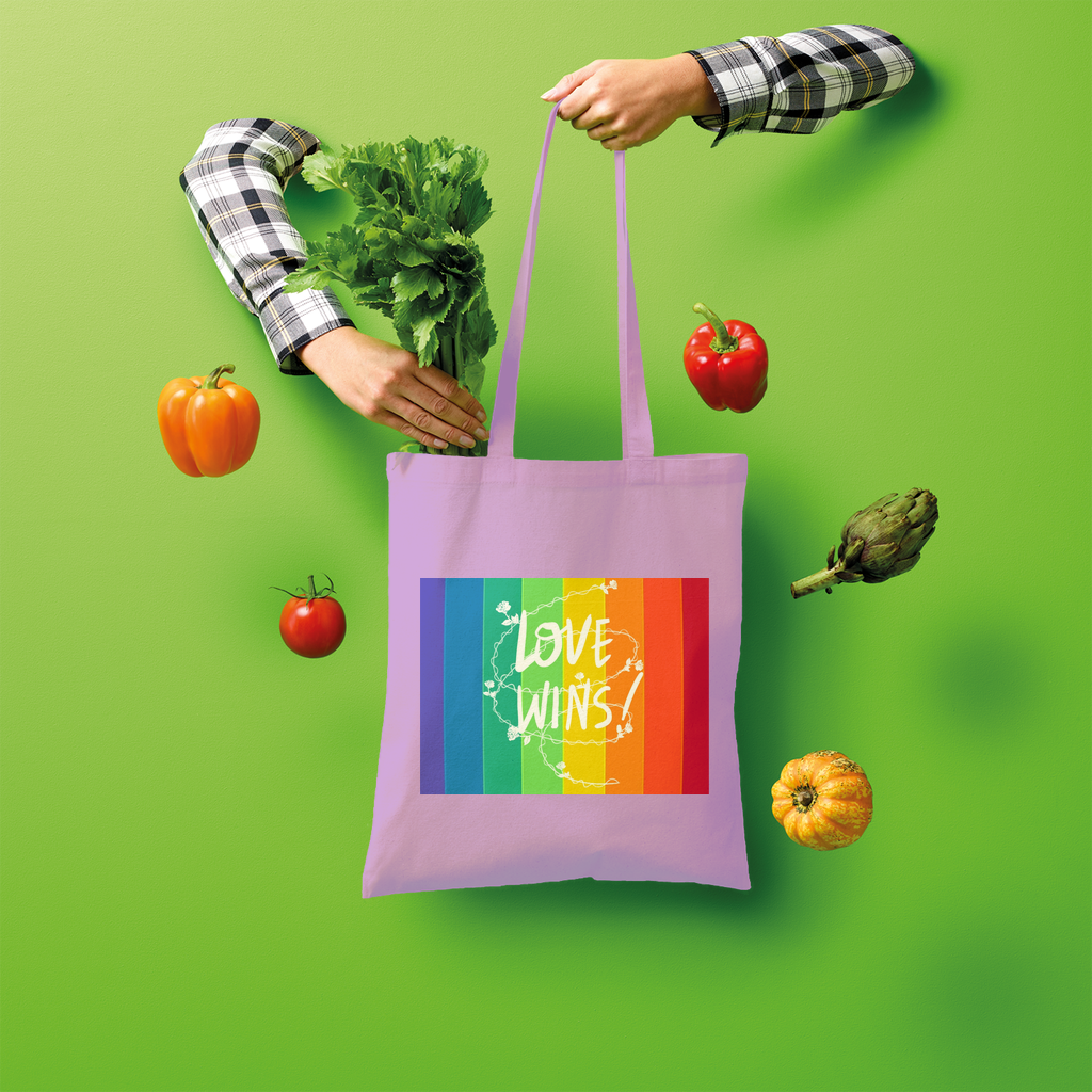 Love Wins Shopper Tote Bag - IAKAM