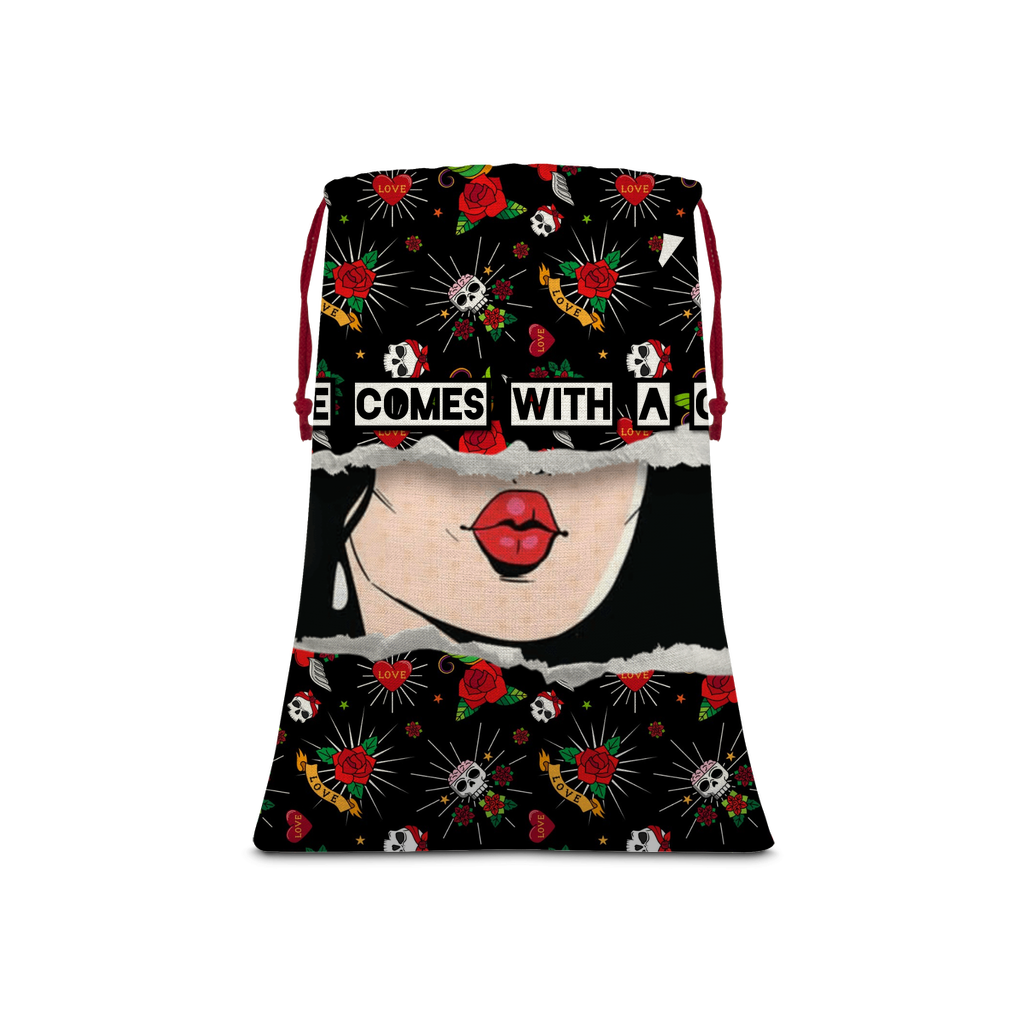 Love Cost Sublimation Linen Drawstring Sack - IAKAM