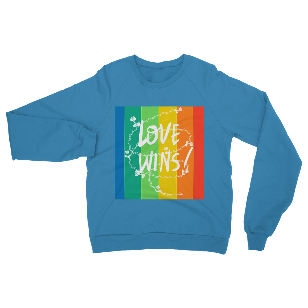 Love Wins Classic Adult Sweatshirt - IAKAM