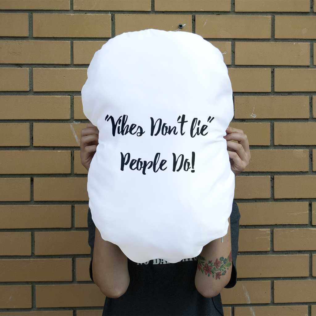 Vibes Don't Lie Giant Face Cushion - IAKAM