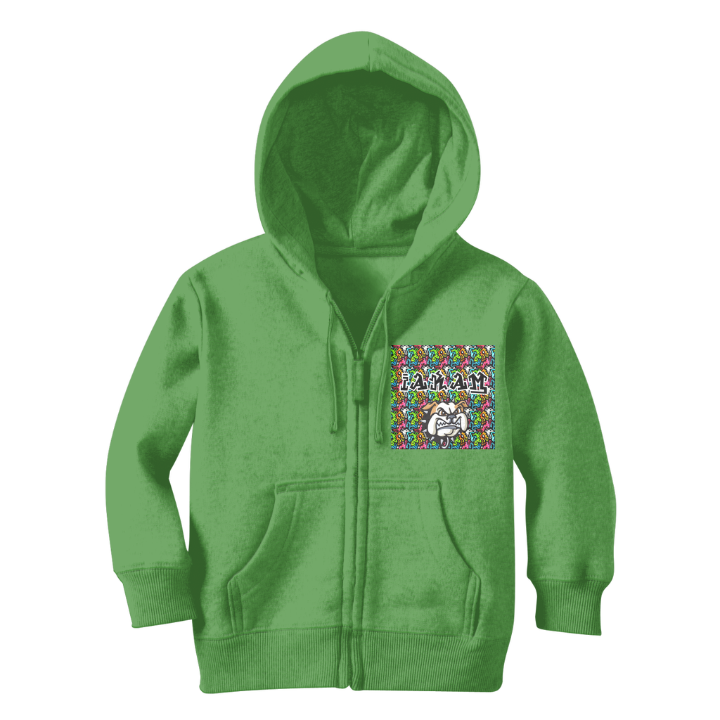 IAKAM DOG Classic Kids Zip Hoodie - IAKAM